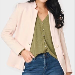 Gibson Pearl Blush notch collar blazer, XS